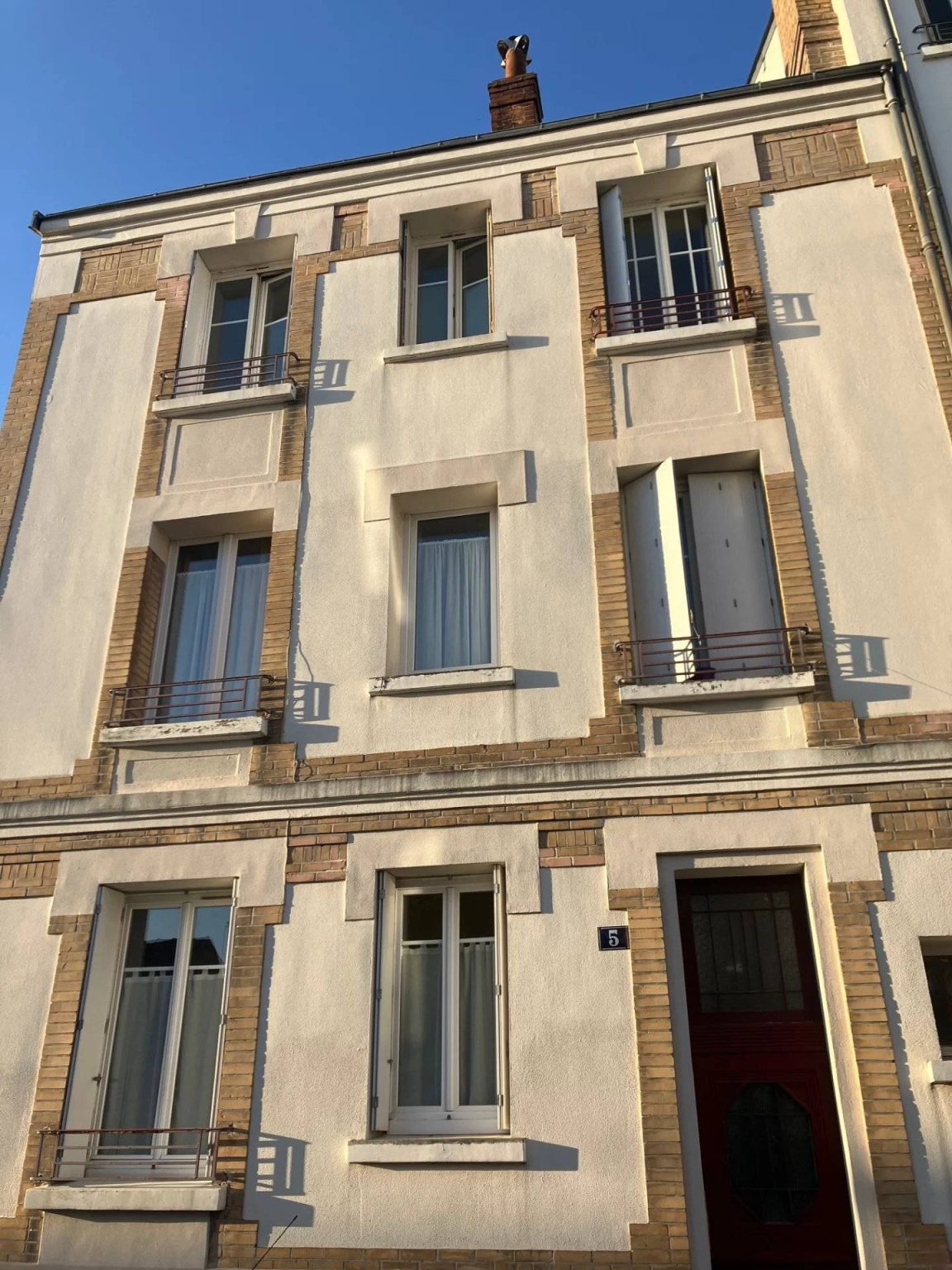 Appartement T2 de 32 m² Tours Cour Cave