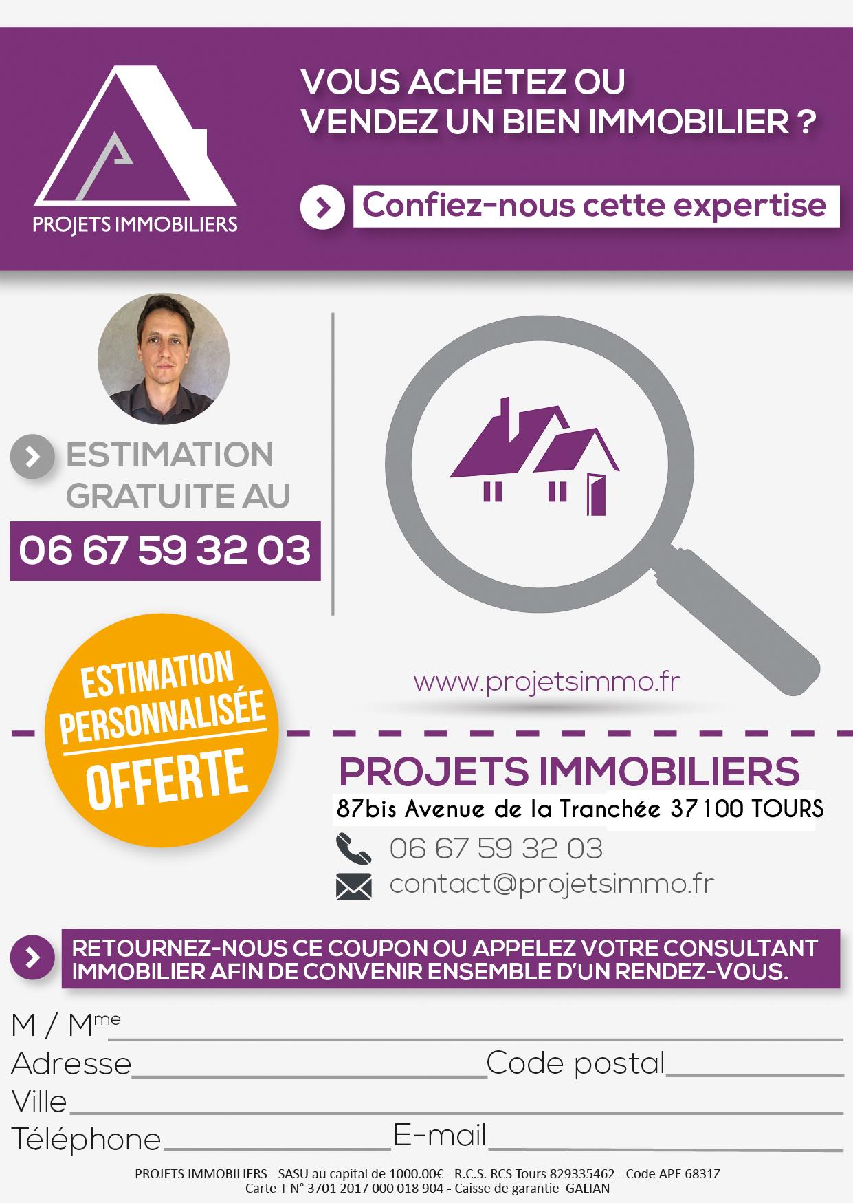 Flyer estimation Projets Immobiliers